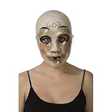 My Other Me - Máscara unisex adulto gris Muñeca La Purga. Un accesorio de impacto para fiestas temáticas y noches de misterio
