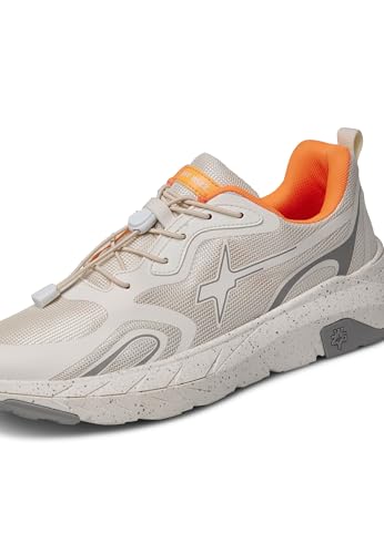 Chaussures plates homme Will Go-M Oxford baskets basses crème blanc pointure 41