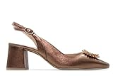 zapatos salon lodi  LODI - Daimon Face - Salón de Piel, con tacón Medio, Hebilla, Suela de Goma, para: Mujer Color: Face Talla:38