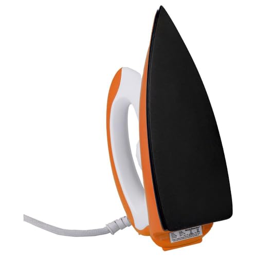 Image of Kelvinator Dry Iron with LED Indicator, Orange and White (KDISP0061)