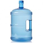 5 Gallon Water Jug Reusable Container, Food-Grade PC Water Bottle with Handle and Leak-Proof Cap for Home & Office