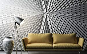 AS Country Stone Mabel Silber 3D-Wandpaneele