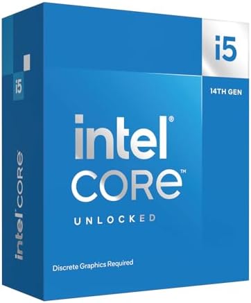Intel® Core™ i5-14600KF Desktop Processor 14 cores (6 P-cores + 8...
