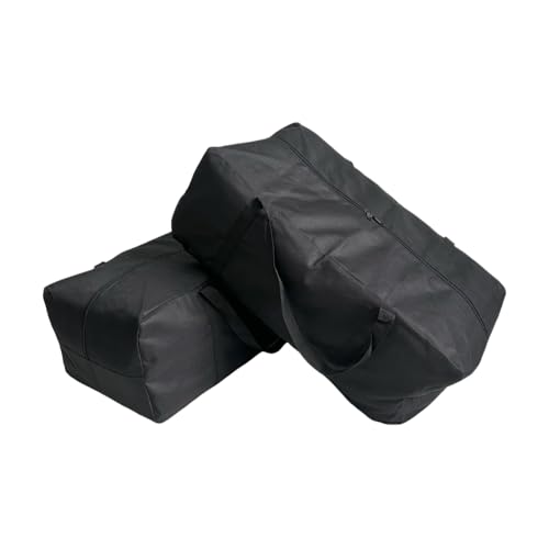 Duffel Travel Sports Equipment Bag Extra Large Grill Accessory Camping Tent Storage Bag 600D Oxford cloth Bag for Trip -2 pack