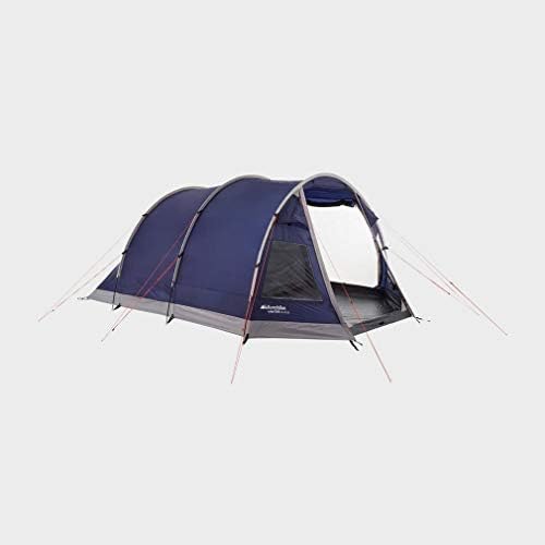 Eurohike Rydal 500 5 Person Tunnel Tent with Darkened Bedroom and Sewn in Groundsheet, 5 Man Family Tent, Festival Essentials, Camping Equipment, Camping Accessories, Navy