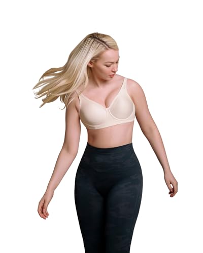 Kaye Larcky | 4020 Le Impact Underwire Sports Bra | Everyday Bra for Women | Workout Clothes | Gym Tops | Nude 36DD