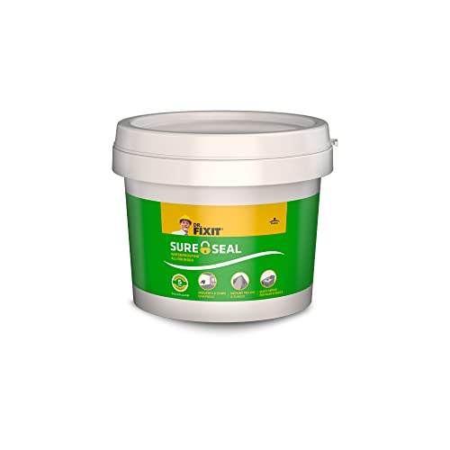 DR. FIXIT Sure Seal 1 Kg, DIY Waterproofing for Mild Dampness | Internal & External Wall Quick Patch Repair, Roof Patch Repair