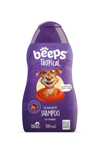 Beeps Shampoo Tropical Summer 500ml cães e gatos Pet Society