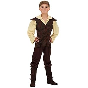 Boys Renaissance Squire Halloween Costume | Kids Authentic Ren Faire Outfit | Historical Medieval Attire for Dress-Up