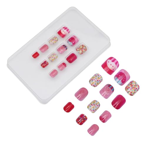 CLISPEED ���܃`�b�v24pcs �v���X�`�b�N���l�H�� ���L�܂ɗD���� DIY�l�C���A�[�g�Z�b�g �l�C���f�R���[�V��������