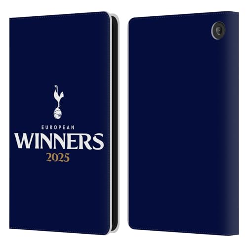Étui portefeuille Amazon Fire 7 2022 Tottenham Bleu : protection en cuir et étui de protection