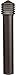Kichler 16130AZT28 Landscape Bollard, 1 Light LED 3.57 Watts, Textured Architectural Bronze