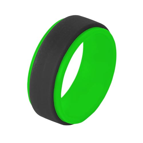 2pack 8mm Wedding Band Promise Egagement Rings Couple Silicone Rings Men&Women's And Wedding Gifts For Husband Wife,Size 6-143