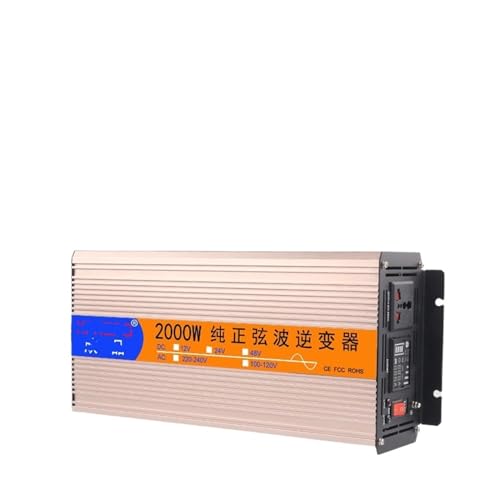 Onduleur 24V 220V 2000W pour brancher une machine à café et vos outils en camion