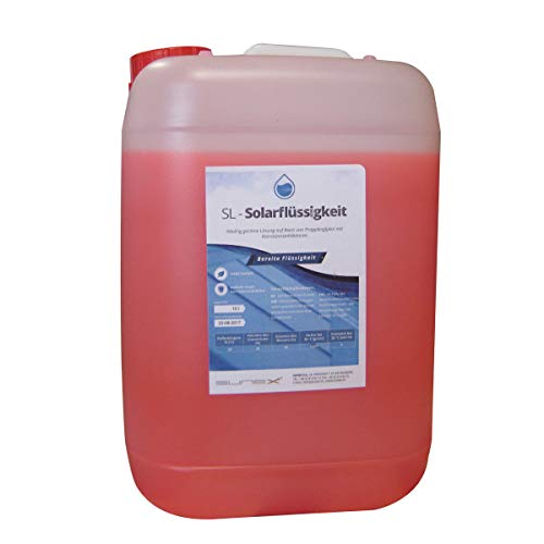 Preisvergleich Produktbild 10 ltr. Wärmeträgerflüssigkeit Wärmeübertragungs- und Frostschutzmittelkonzentrat für Vakuumröhrenkollektoren sowie Flachkollektoren