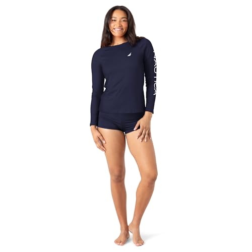Nautica Women's Rashguard – Quick-Dry, UPF Protection, Swim Shirt, Pool, Beach, Hiking, Yoga, Volleyball2