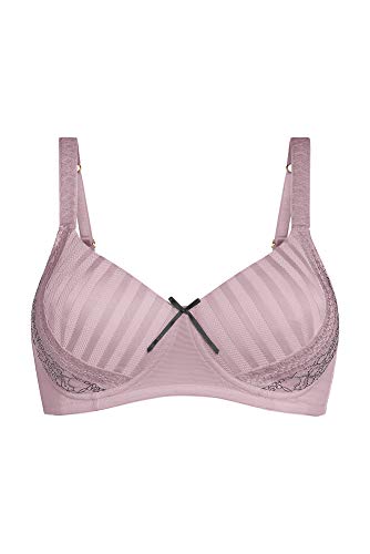 Amoena Women's Evelina Padded Wire-Free Pocketed Mastectomy Bra, Purple, 40AA