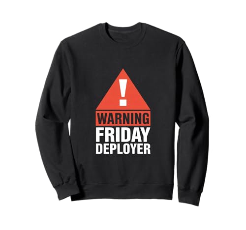 IT Joke Warning Friday Deployer Developer DevOps �g���[�i�[