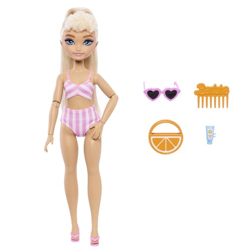 Muñeca Barbie Dream Besties Malibu Beach para niñas 4+ miniatura 5