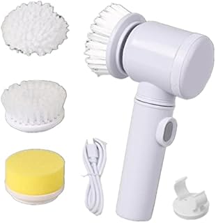 Electric Cleaning Brush, Electric Spin Scrubber With 3 Brush Heads, Automatic Cleaning Kit for Bathroom Bathtub, Kitchen, Tile, Window, Tub, Dish, Sink
