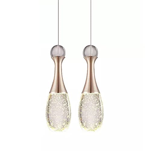 Pendantif verre industriel en cristal de haute qualité pour salon contemporain