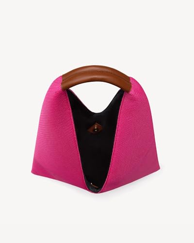 Image of NEWBELLA Anne Knitted Shoulder Hobo Bag City Chic Sporty Women Hobo Handbags,Hot Pink