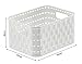 Rotho Country 3er-Set Aufbewahrungskiste 2l in Rattan-Optik