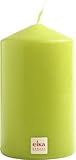 Farbe: pistazie Eika 12514859 Stumpenkerze, 14 x 8 cm, Pistazie
