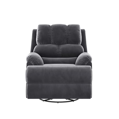 Image of Wakefit Recliner | 3 Year Warranty | Recliner Sofa 1 Seater, XpertGRID Technology, Designed for Supreme Comfort & Relaxation, Easy DIY Assembly, 145 kg Weight Capacity, Electic Virelia (Space Grey)