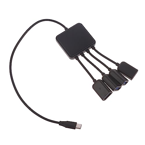 ドホコール 4 in 1 タイプ C オス - メス USB 2.0 アダプタ ケーブル タイプ C スプリッター スマートフォン コンピューター タブレット ノートパソコン PC 用