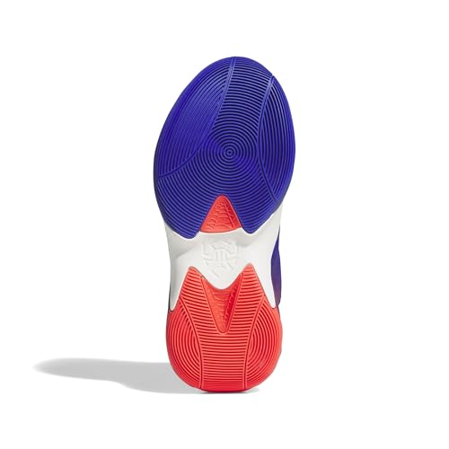 adidas Unisex-Kids D.o.n. Issue 7 J, Lucid Red/Black/Lucid Blue, 5 by adidas - Used condition - US$61.62