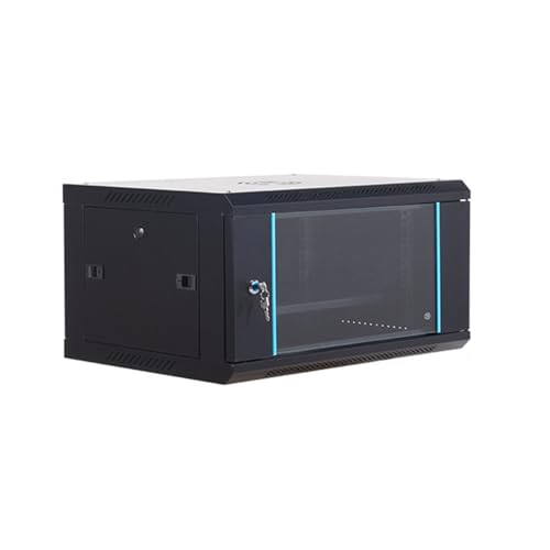 ネットワークラック サーバーラック本体 棚板3枚付き 防犯ロック付き 組立簡単 ネットワーク NAS ルーター用 事務所 家庭用 6U 600*350*450mm