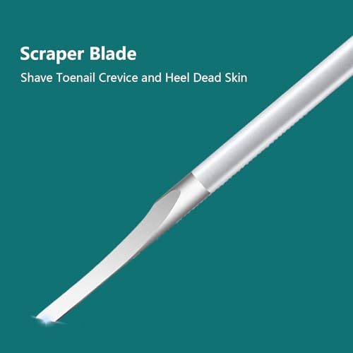 Manicure Set,Professional Pedicure Knife Set,Dead Skin Corn Foot Callus Remover Kit,Foot Care Tools for Travel or Home,Stainless Steel Foot File Rasp,Calluses Pusher - Thumbnail 5