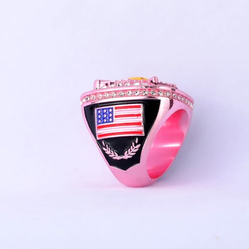 Image of 12 pcs Pack Metallic Colors Softball Tournament championhsip Trophy Ring Softball Teams Players Awards Size 9
