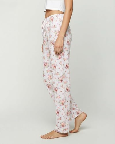 Image of 3 Pack Women's Pajama Pants Soft Lounge PJ Bottoms Comfy Sleepwear Pijamas | Available In Plus Size, Cute Sleep Pajamas, Knit, Loose Fit, Drawstring Elastic Waist, Stretch, Ladies, Night, Sleep, Casual
