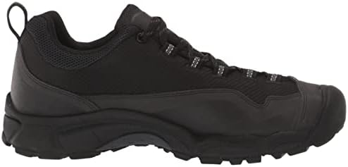 KEEN Men's Wasatch Crest Low Height Offset Laces Waterproof Hiking Shoes, Black/Magnet, 15 | Image 5