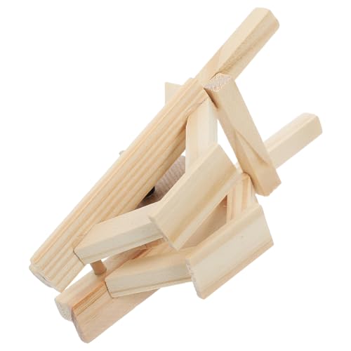 BESPORTBLE Modèle Brouette Bois Éducatif Jouet Stem pour Garçon Fille Brouette avec Roues Apprentissage Interactif Et Développement Motricité Projet DIY Manuel