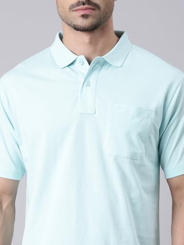 Image of Classic Polo Men's Half Sleeve Polo Neck Authentic Fit Solid Cotton T-Shirt