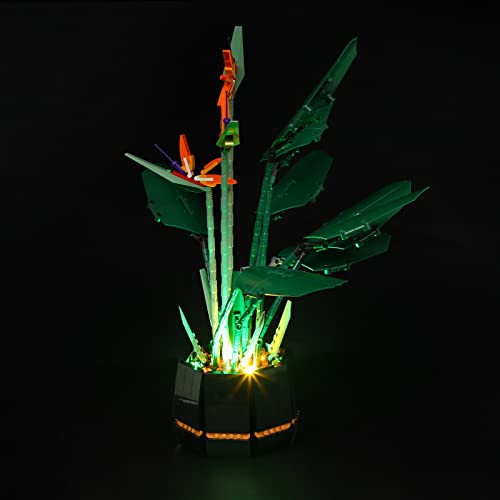 BRIKSMAX Led Beleuchtungsset für Lego Creator Paradiesvogelblume - Compatible with Lego 10289 Bausteinen Modell - Ohne… – Bild 3