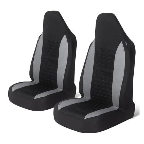 ❦【Protezione perfetta】: questi coprisedili mantengono il tuo sedile auto nuovo, lontano da versamenti, sudore, sporco, macchie, peli di animali e resistenti all'usura, antistrappo e antigraffio, resistenti allo scolorimento, lavabili e riutilizzabili.