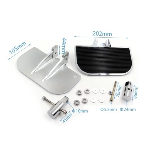 Repose-pieds arrière moto compatible Softail et Electra Glide pièces - 3