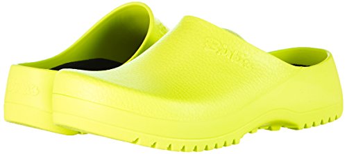 Image of Birkenstock Women's Super-Birki Clogs, Yellow Neon Yellow, 5.5 us