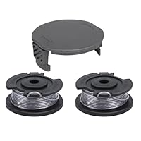 Rasentrimmer Spule,Drahtspulen mit Trimmerdraht Bosch EasyGrassCut 18-230 Rasentrimmer, Rasentrimmer Spulen Fadenschneider (2 Spulen + 1 Kappe)