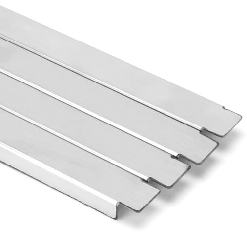 KVMORZE 6 Pack 12 Inch Steam Table Dividers, Stainless Steel Adaptor Bars Table Adapter Metal Cooler Food Divider Bars for Hotel Restaurant Kitchen Commercial Food Service Accessories