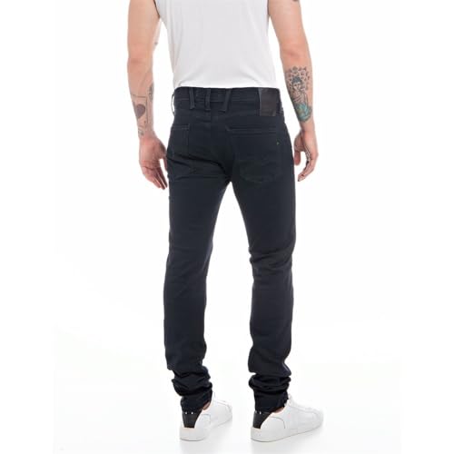 Replay Herren Slim Fit Jeans Anbass Hyperflex Re-Used X-Lite – Ansicht 2