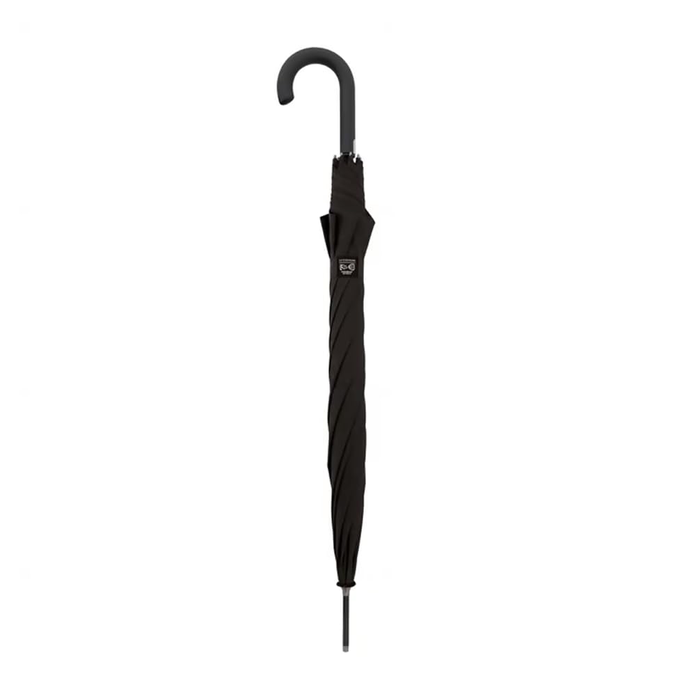 Doppler Superstrong Regenschirm mit automatischem Stock, lang, Schwarz