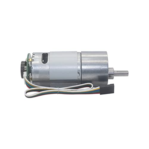 Moteur à engrenage de réduction de vitesse 12V 208 tr/min couple élevé avec encodeur