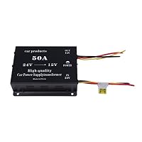 Amazon.co.jp: DCDC コンバーター 電圧 変換器 24V→12V 変圧器