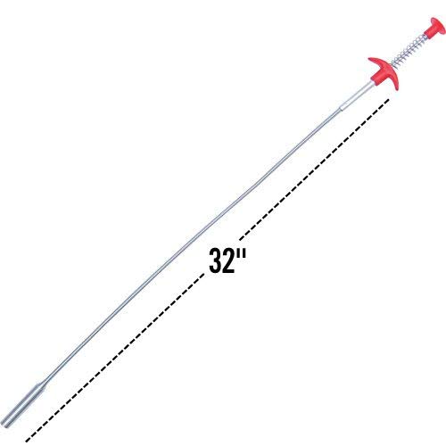 image for 2 ALAZCO 36” Extra Long Flexible Grabber Pickup Tool Retractable Cla
