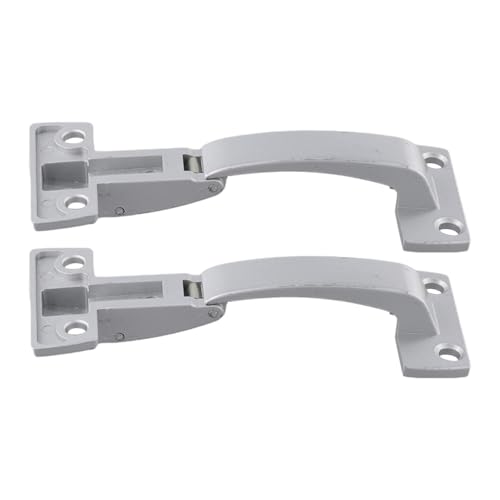 NEIQIUWING 2 stycken vikdörrgångjärn för möbler, skåp och hyllor, elastiska gångjärn av zinklegering, möbelbeslag